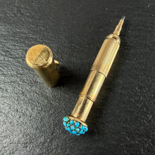 Load image into Gallery viewer, Turquoise Pencil Pendant
