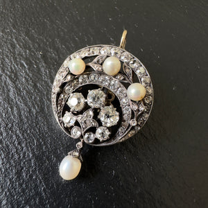 Diamond and Pearl Pendant