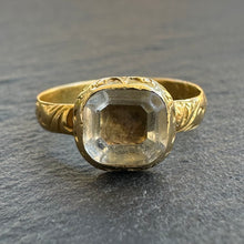 Load image into Gallery viewer, Rock Crystal Mourning Ring
