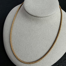 Load image into Gallery viewer, 18k Small Gold Barrel Chain

