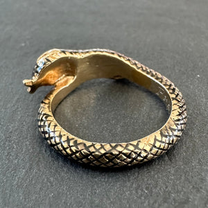 Enamel Snake Ring