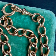 Load image into Gallery viewer, 15k Gold Heavy Wide Curb Link Chain
