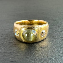 Load image into Gallery viewer, Chrysoberyl &amp; Diamond Ring
