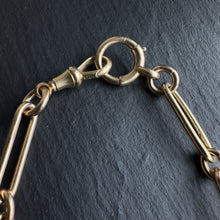 Load image into Gallery viewer, 18k Gold Heavy Trombone Chain
