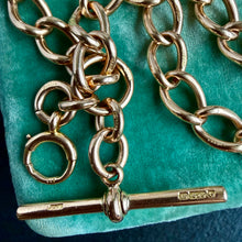 Load image into Gallery viewer, 15k Gold Heavy Wide Curb Link Chain
