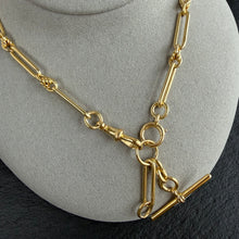Load image into Gallery viewer, 18k Gold Trombone Chain
