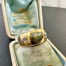 Load image into Gallery viewer, Chrysoberyl &amp; Diamond Ring
