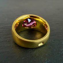 Load image into Gallery viewer, Bespoke Tanzanian Garnet Ring
