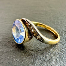 Load image into Gallery viewer, Sapphire &amp; Diamond Ring
