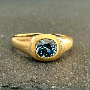 APOR Bespoke ~ Burma Sapphire Signet Ring