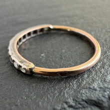 Load image into Gallery viewer, Georgian Diamond Half Hoop
