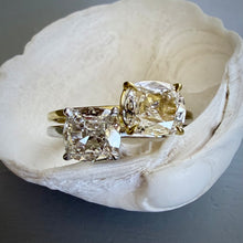 Load image into Gallery viewer, ROCKS Bespoke ~ Platinum and 22k gold Diamond Ring
