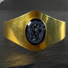 Load image into Gallery viewer, Agate Intaglio Pinchbeck Bangles
