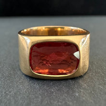 Load image into Gallery viewer, ROCKS Bespoke ~ Orange-Red Spinel Ring
