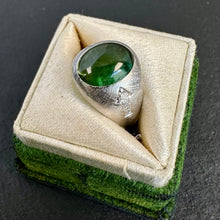 Load image into Gallery viewer, Platinum Tourmaline Signet Ring
