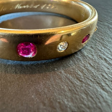 Load image into Gallery viewer, Reserved - Ruby and Diamond Bangle
