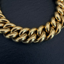 Load image into Gallery viewer, 18k Gold Heavy Curb Link Bracelet
