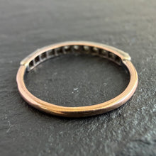 Load image into Gallery viewer, Georgian Diamond Half Hoop
