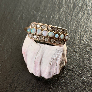 Opal and Diamond Ring