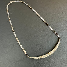 Load image into Gallery viewer, Long Diamond Crescent Necklace
