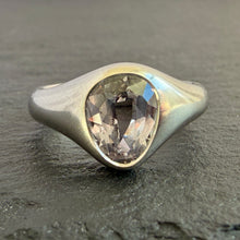 Load image into Gallery viewer, ROCKS Bespoke Grey Sapphire Ring
