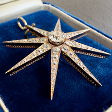Load image into Gallery viewer, Eight Point Diamond Star Pendant
