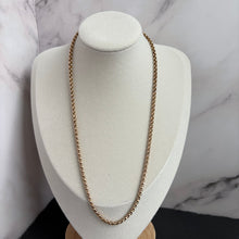 Load image into Gallery viewer, 9k Gold Faceted Belcher Link Chain Necklace
