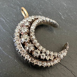 Diamond Crescent Pendant