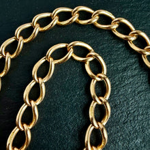 Load image into Gallery viewer, 15k Gold Heavy Wide Curb Link Chain
