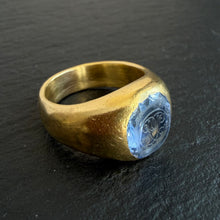 Load image into Gallery viewer, Sapphire Intaglio Ring
