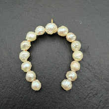 Load image into Gallery viewer, Pearl Horseshoe Pendant
