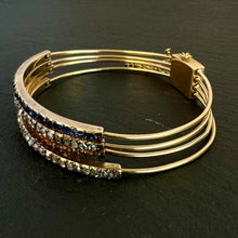 Load image into Gallery viewer, Sapphire Diamond &amp; Topaz Bracelet
