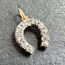 Load image into Gallery viewer, Diamond Horseshoe Pendant
