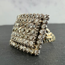 Load image into Gallery viewer, Georgian Diamond Plaque Ring
