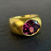 Load image into Gallery viewer, Bespoke Tanzanian Garnet Ring
