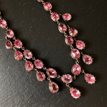 Load image into Gallery viewer, Pink paste rivière necklace
