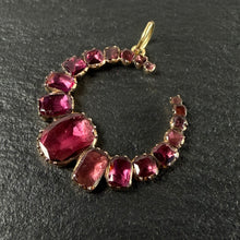 Load image into Gallery viewer, Garnet Crescent Pendant
