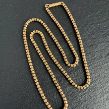 Load image into Gallery viewer, 18k Small Gold Barrel Chain
