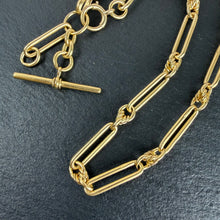 Load image into Gallery viewer, 18k Gold Trombone Chain
