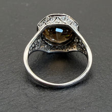 Load image into Gallery viewer, Art Deco Zircon &amp; Diamond Ring
