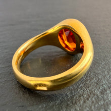 Load image into Gallery viewer, ROCKS Bespoke Orange Garnet Ring
