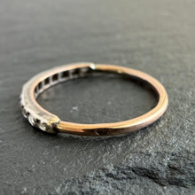 Load image into Gallery viewer, Georgian Diamond Half Hoop
