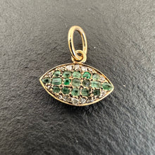 Load image into Gallery viewer, Emerald &amp; Diamond Evil Eye
