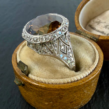 Load image into Gallery viewer, Art Deco Zircon &amp; Diamond Ring
