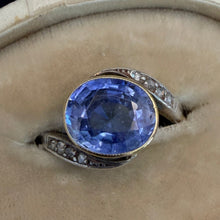 Load image into Gallery viewer, Sapphire &amp; Diamond Ring
