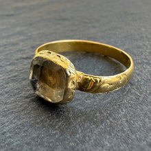 Load image into Gallery viewer, Rock Crystal Mourning Ring
