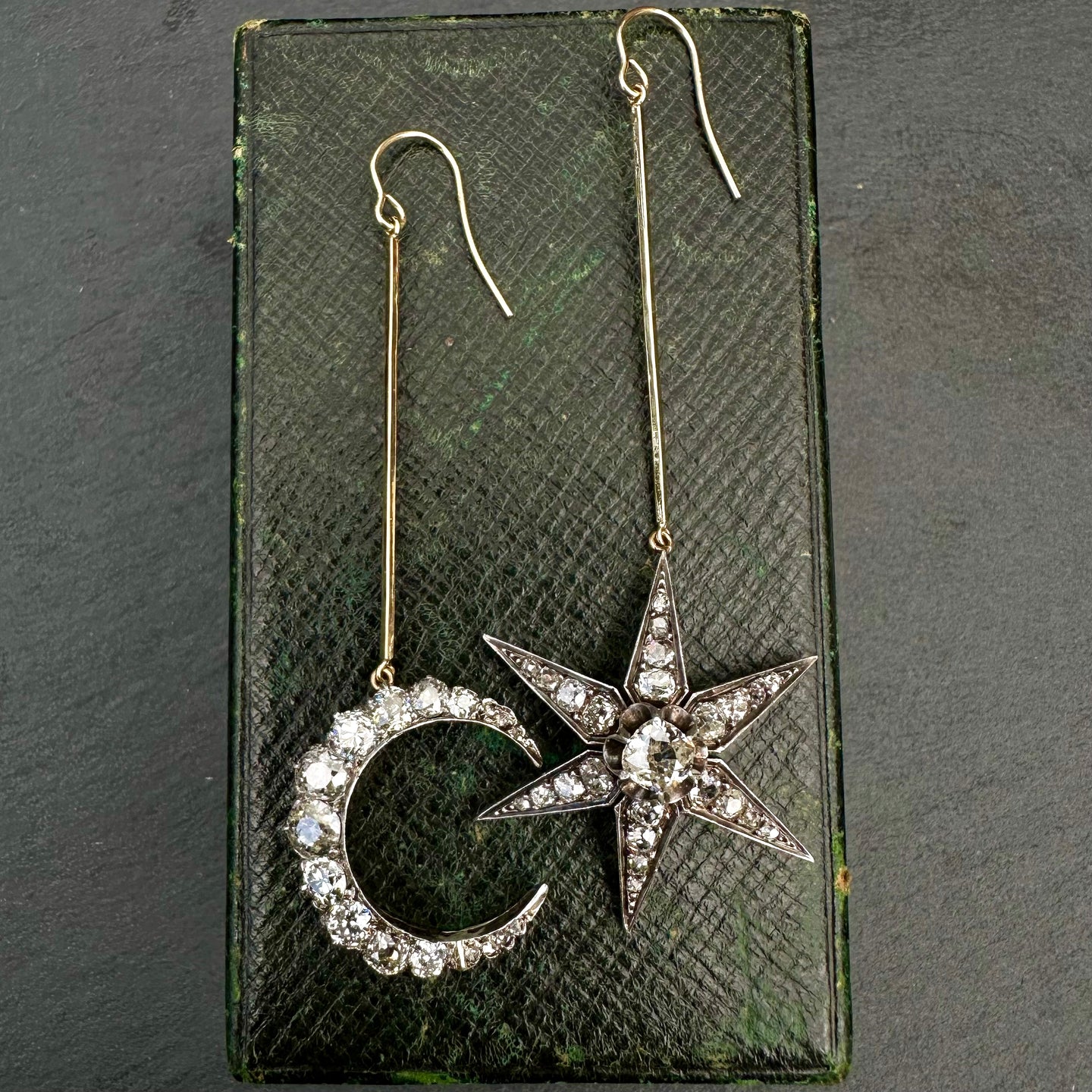 Bespoke Moon And Star Earrings