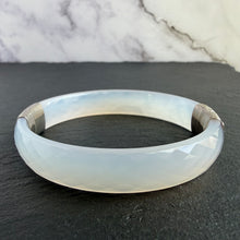 Load image into Gallery viewer, Sterling Silver &amp; Agate Bangle
