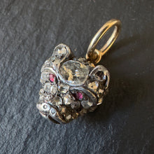 Load image into Gallery viewer, ROCKS Bespoke ~ Antique Gold and Diamond Bulldog Ring
