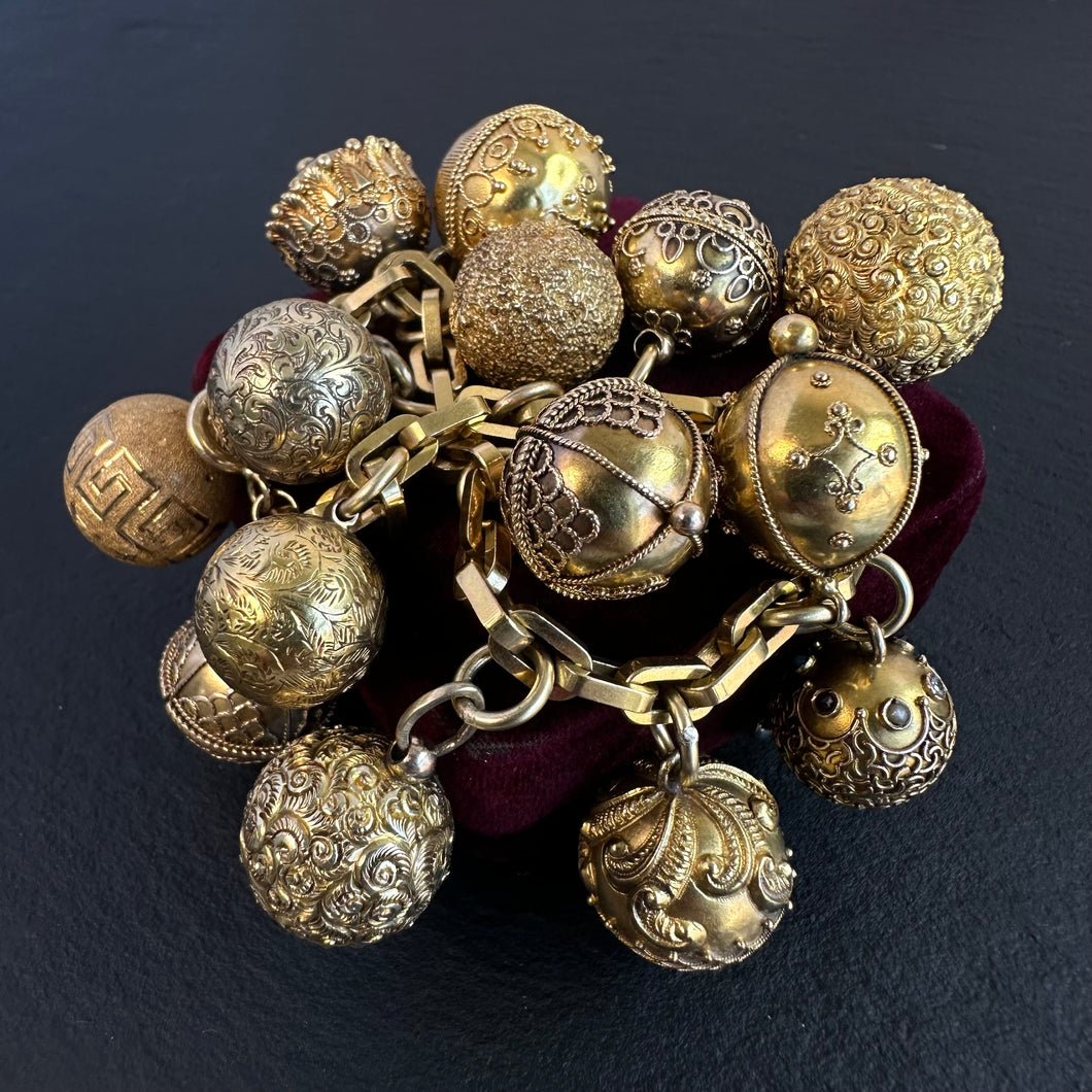 APOR Bespoke ~ Gold Ball Bracelet